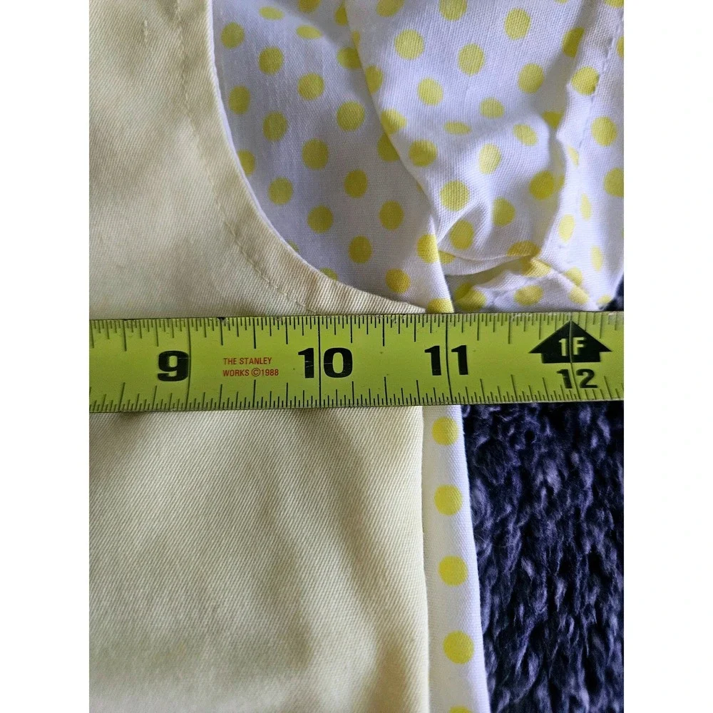 Funtasia Too Chicken Applique Bubble Romper Yellow Polka Dot Toddler Size M VTG